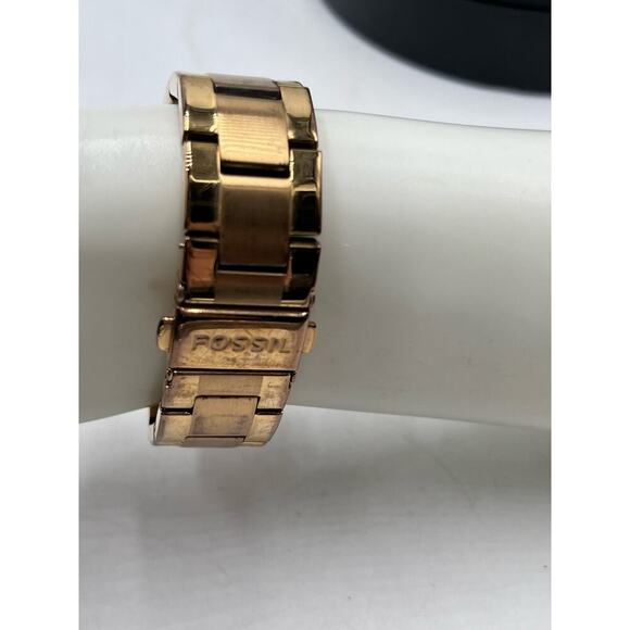 Fossil Stella ES3003 Stainless Steel Analog Rose Dial Quartz Watch DE315 XS - Picture 6 of 12